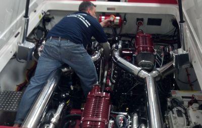 Engine Surveys by Stateline Marine Surveyors, James T. Seith, SAMS® AMS® , Winthrop Harbor, Illinois, USA